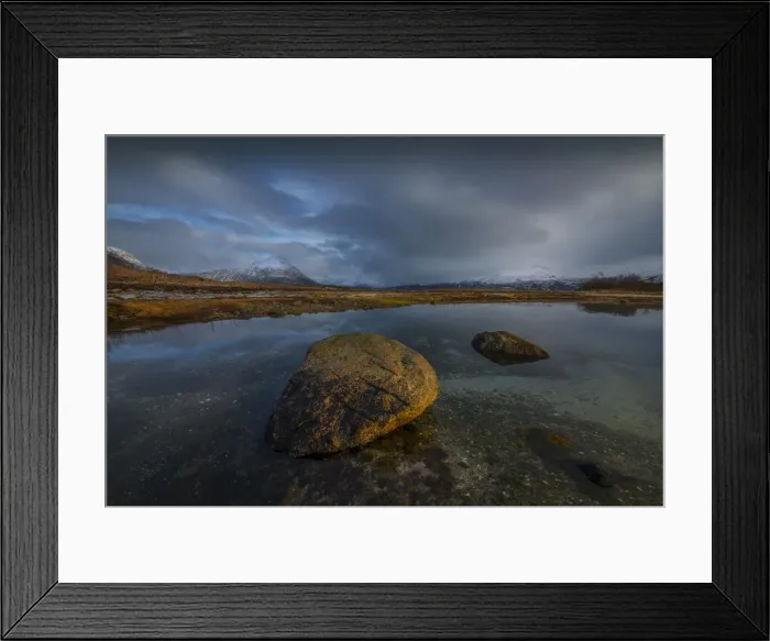 Framed Print : Austvagoya coastline