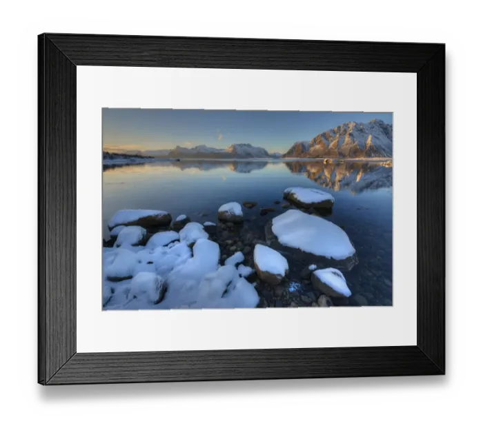 Framed Print : Flakstadoya dawn Framed Print : Flakstadoya dawn