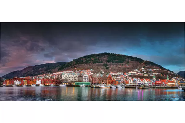 Bergen Harbour in Winter