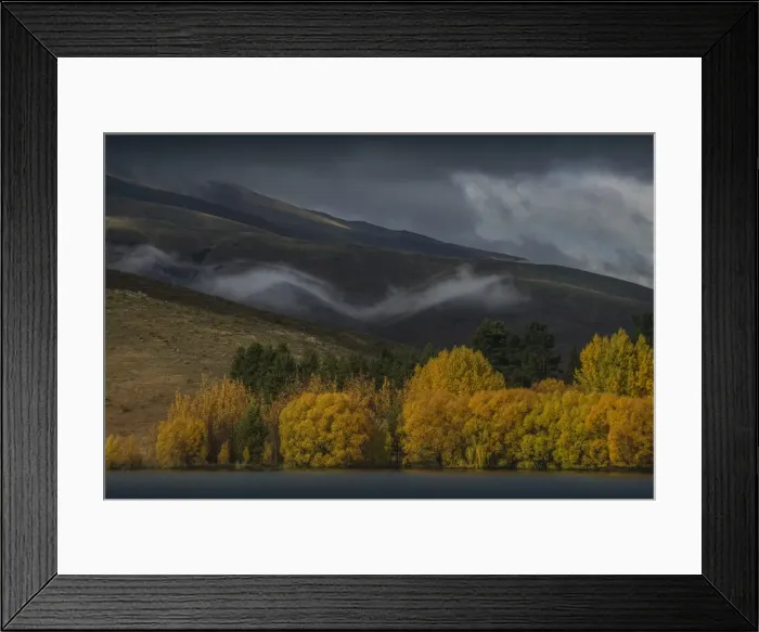 Framed Print : Autumn mist
