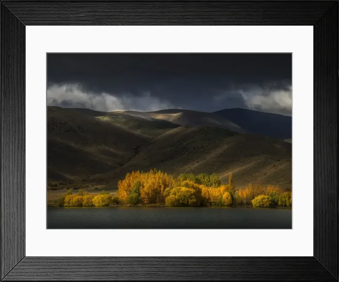 Framed Print : Autumn colours Twizel