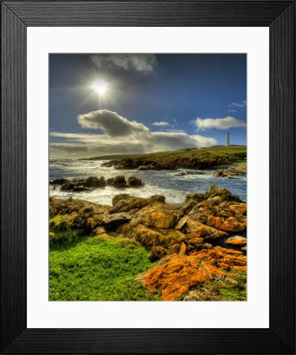 Framed Print : Cape Wickham view