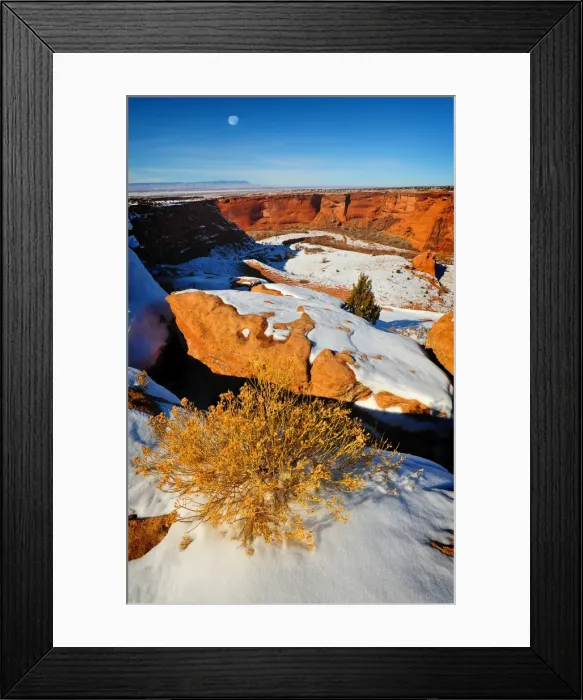 Framed Print : Moonlight, Canyon De-Chelly, Arizona, south western United States of America