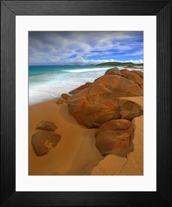 Framed Print : Broken Arm beach
