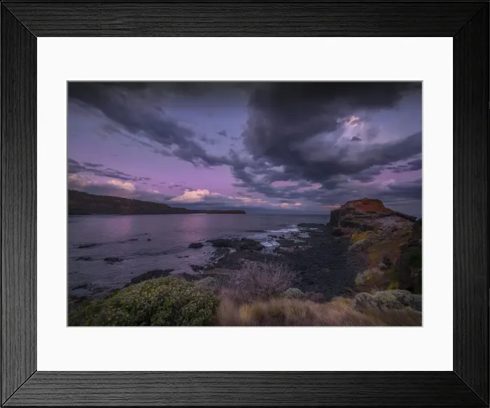 Framed Print : Moonlight at Bushrangers bay, Victoria, Australia