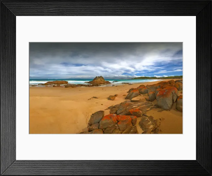 Framed Print : Broken arm beach
