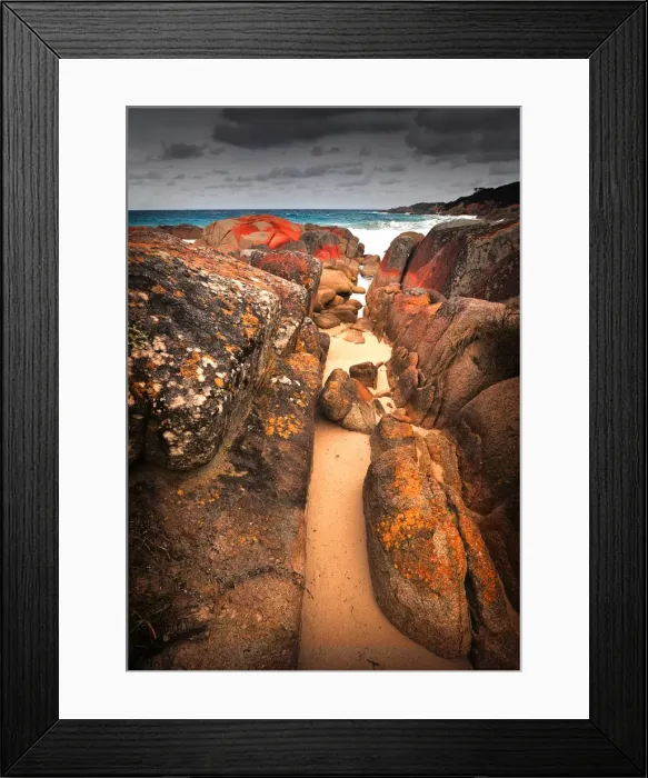 Framed Print : Sandblow point Grassy Framed Print : Sandblow point Grassy