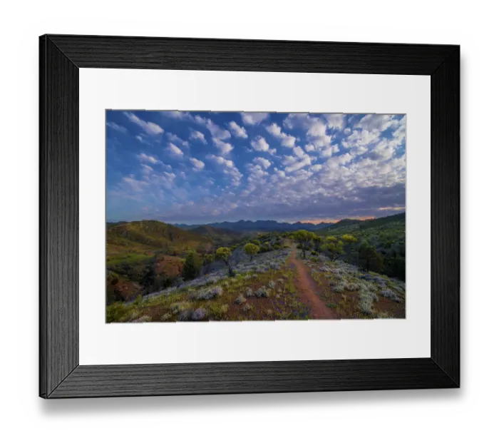 Framed Print : Bunyeroo lookout