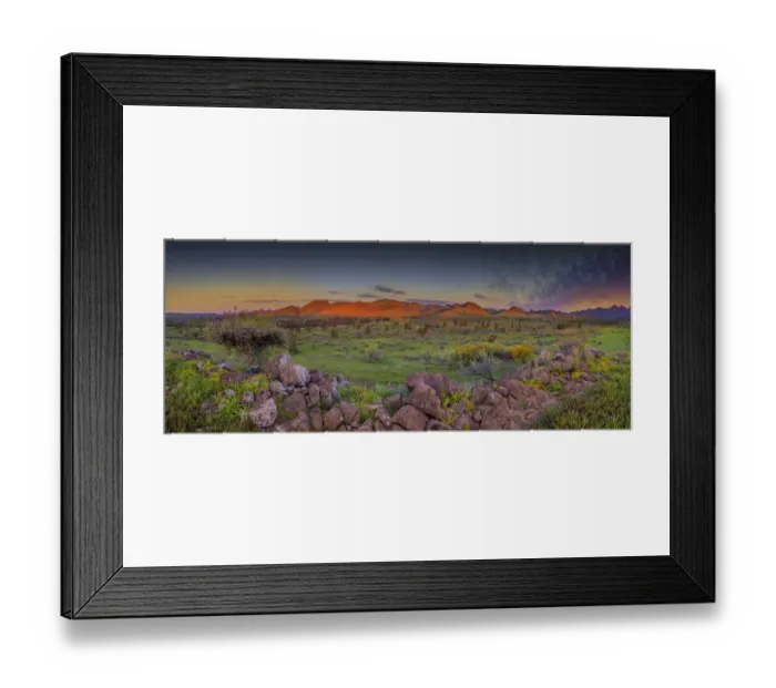 Framed Print : Bunyeroo dusk Framed Print : Bunyeroo dusk