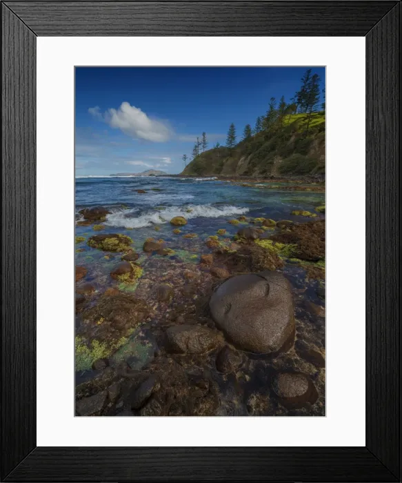 Framed Print : Low tide at Cresswell bay Framed Print : Low tide at Cresswell bay