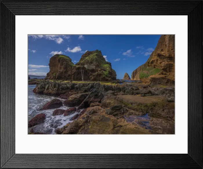 Framed Print : Coastal cliffs on Phillip Island Framed Print : Coastal cliffs on Phillip Island