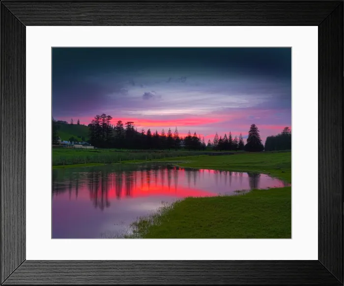 Framed Print : Dawn over Kingston Common Framed Print : Dawn over Kingston Common