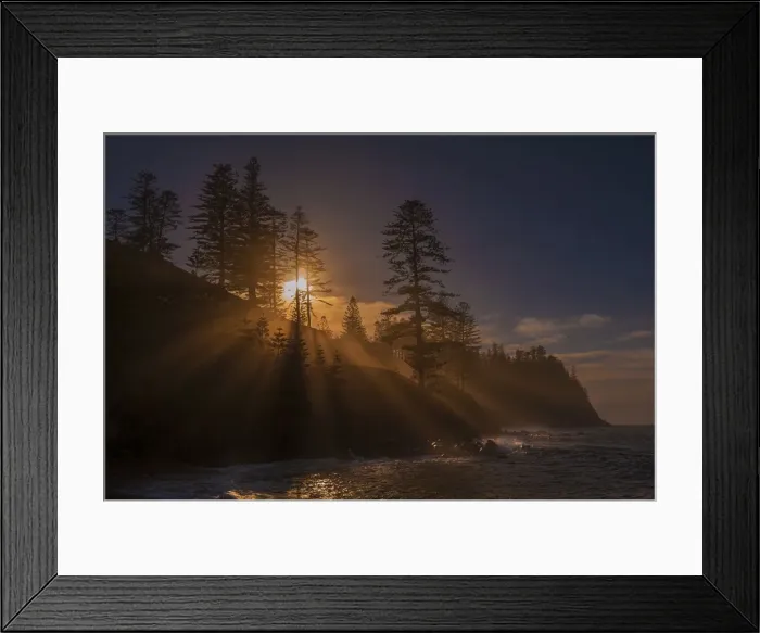 Framed Print : Dawn Light Cemetery bay Framed Print : Dawn Light Cemetery bay