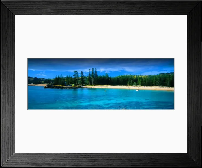 Framed Print : Emily bay view