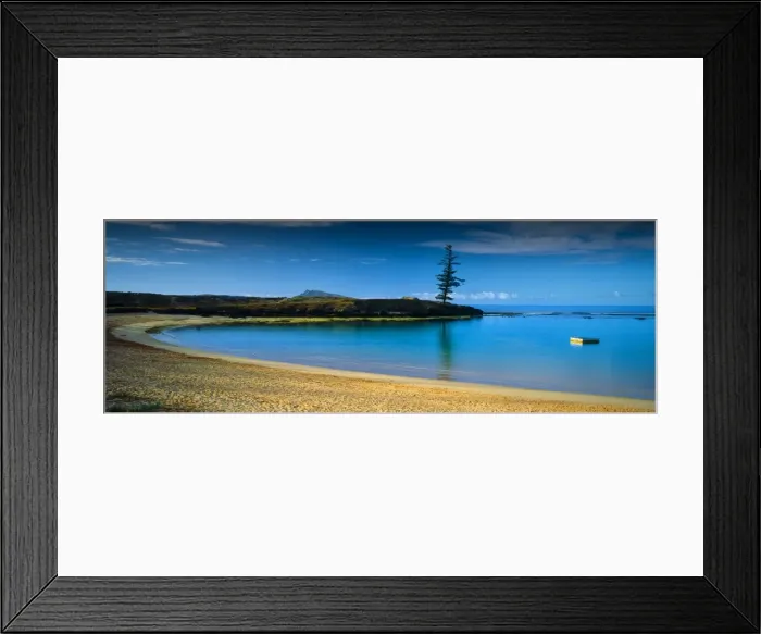 Framed Print : Emily bay. Panorama of the lovely coral beach of Emily bay, Norfolk island Framed Print : Emily bay. Panorama of the lovely coral beach of Emily bay, Norfolk island