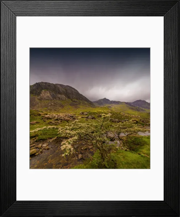 Framed Print : Snowdonia National park, northern Wales, United Kingdom