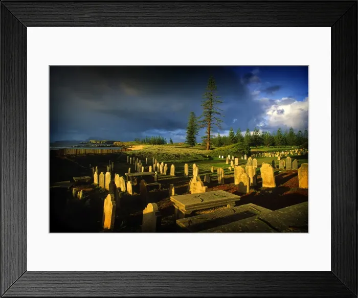 Framed Print : Cemetery dawn Framed Print : Cemetery dawn