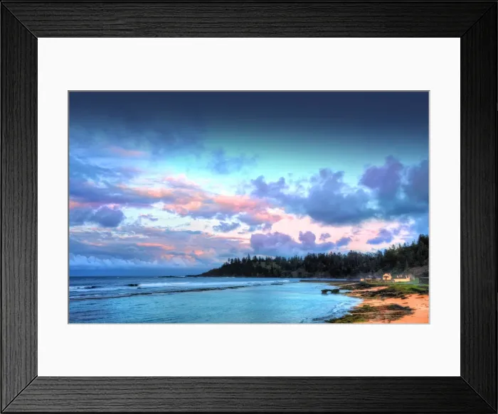 Framed Print : Dawn at Slaughter bay