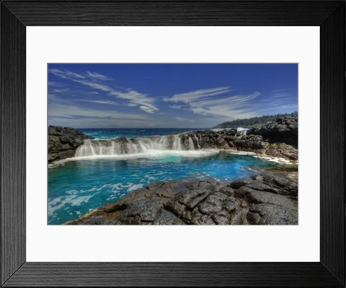 Framed Print : The crystal pool