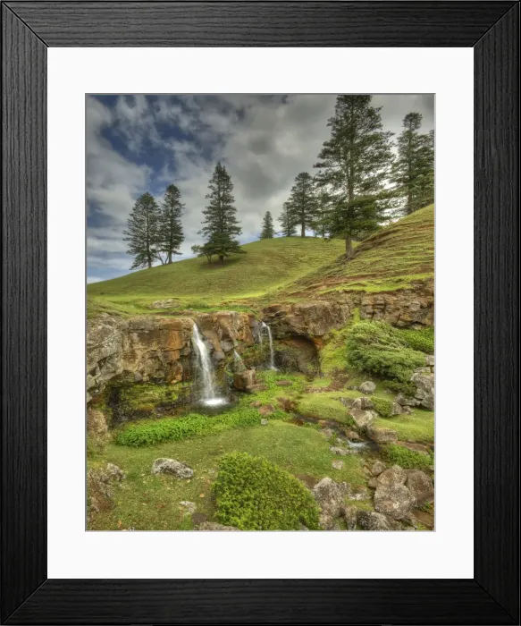 Framed Print : Cockpit Waterfall