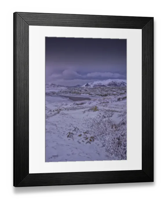 Framed Print : Icelandic Winter Landscape Framed Print : Icelandic Winter Landscape