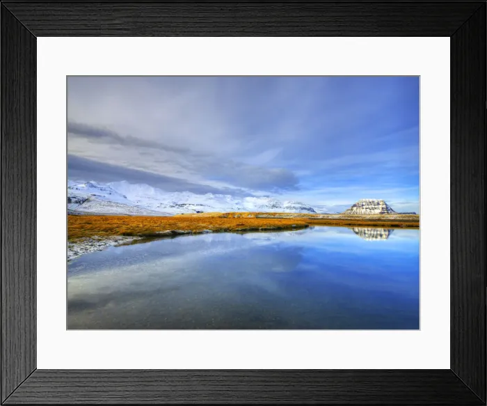 Framed Print : Grundarfjorour Reflections Framed Print : Grundarfjorour Reflections