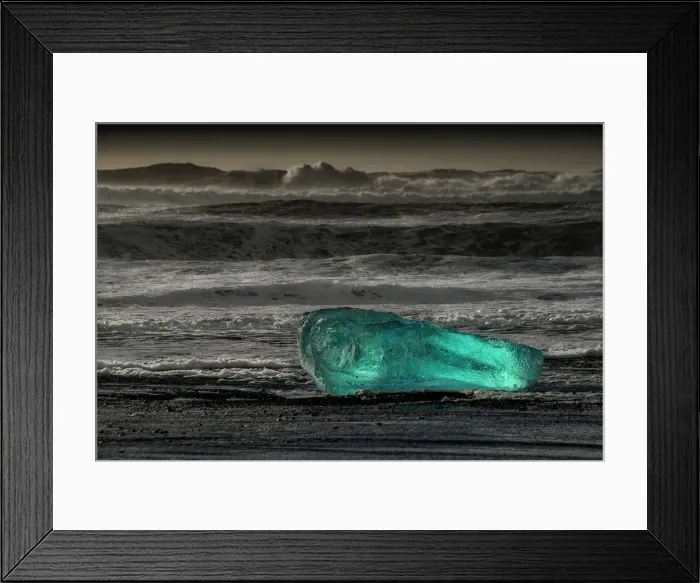 Framed Print : Jokulsarlon Beach Framed Print : Jokulsarlon Beach