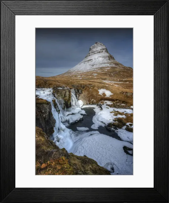 Framed Print : Grundarfjordur in winter