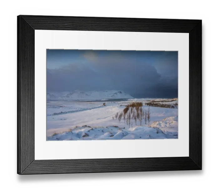 Framed Print : First light of Dawn Hvita