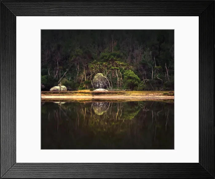 Framed Print : Tidal river estuary, Wilsons Promontory national park, Victoria, Australia Framed Print : Tidal river estuary, Wilsons Promontory national park, Victoria, Australia