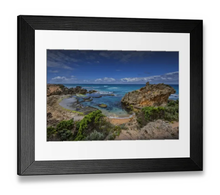 Framed Print : The Crags, an unusual coastal area near Port Fairy, Victoria, Australia Framed Print : The Crags, an unusual coastal area near Port Fairy, Victoria, Australia