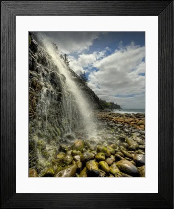 Framed Print : Lower Cockpit falls