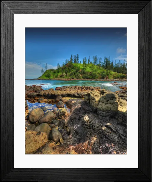 Framed Print : Cresswell Bay Norfolk Island Framed Print : Cresswell Bay Norfolk Island