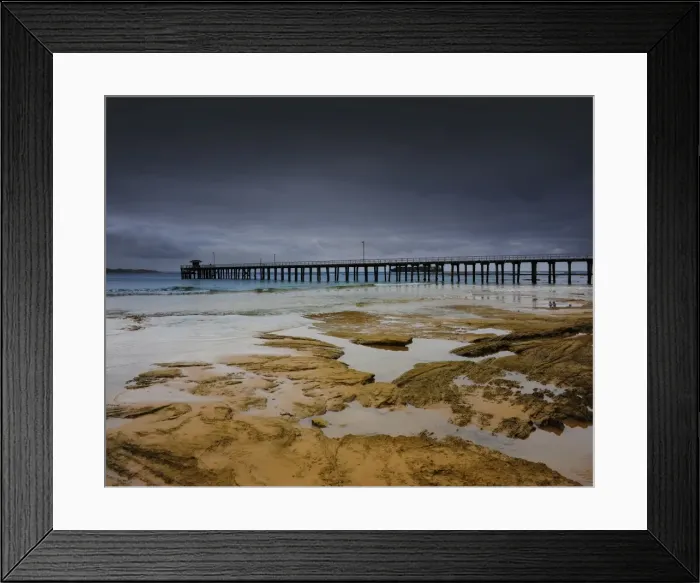 Framed Print : Brewing Storm, Port Lonsdale, Victoria, Australia