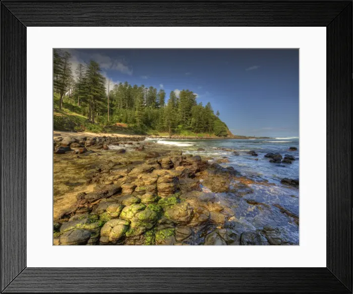 Framed Print : Cresswell Bay Foreshore Framed Print : Cresswell Bay Foreshore
