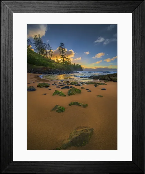 Framed Print : Cemetery Bay Dawn Light Framed Print : Cemetery Bay Dawn Light