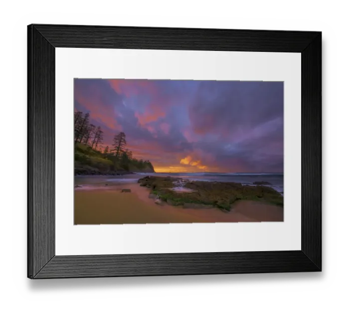 Framed Print : Cemetery Bay Dawn