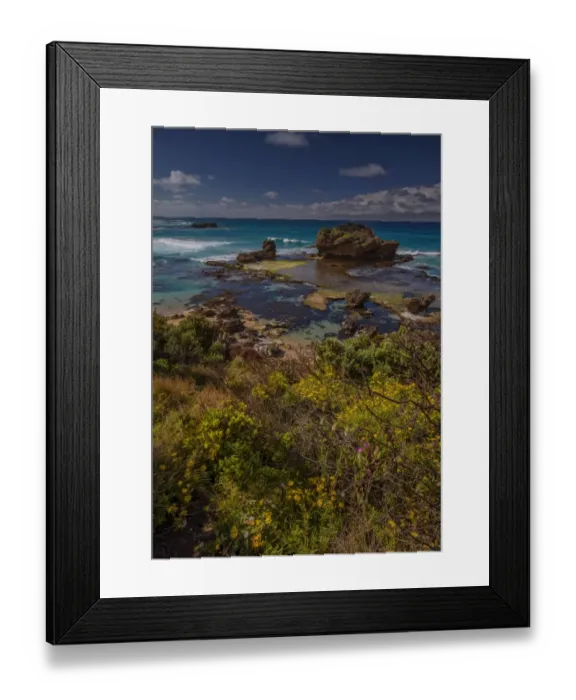 Framed Print : The Crags, an unusual coastal area near Port Fairy, Victoria, Australia Framed Print : The Crags, an unusual coastal area near Port Fairy, Victoria, Australia