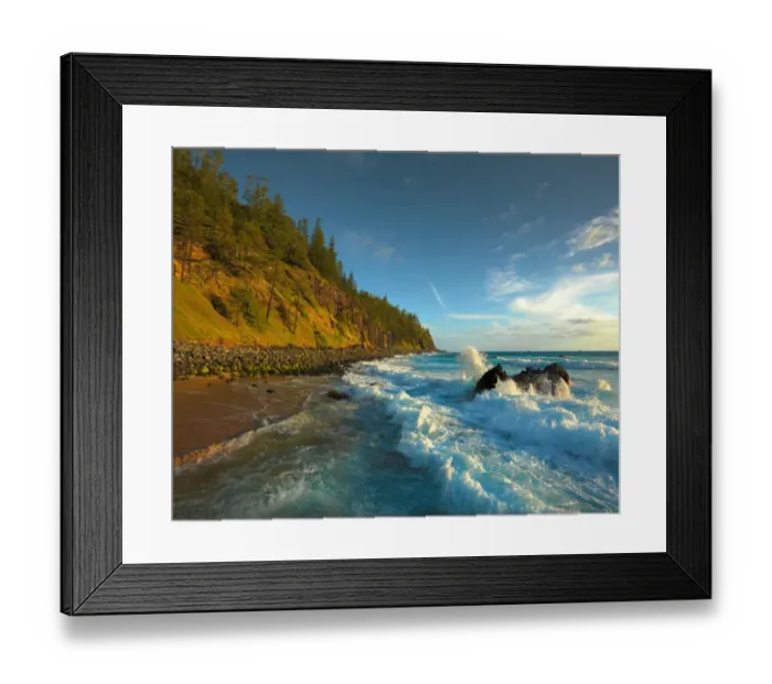 Framed Print : Afternoon Light at Anson Bay