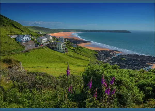 View to Woolacombe sands