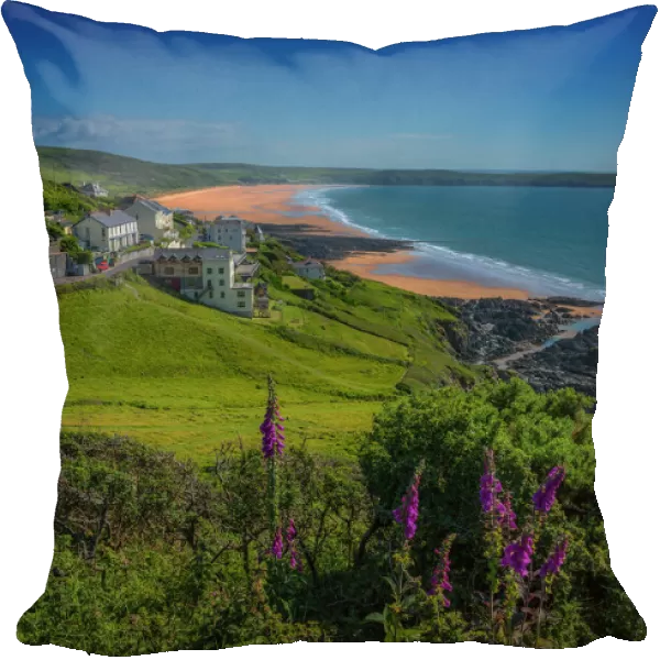 View to Woolacombe sands