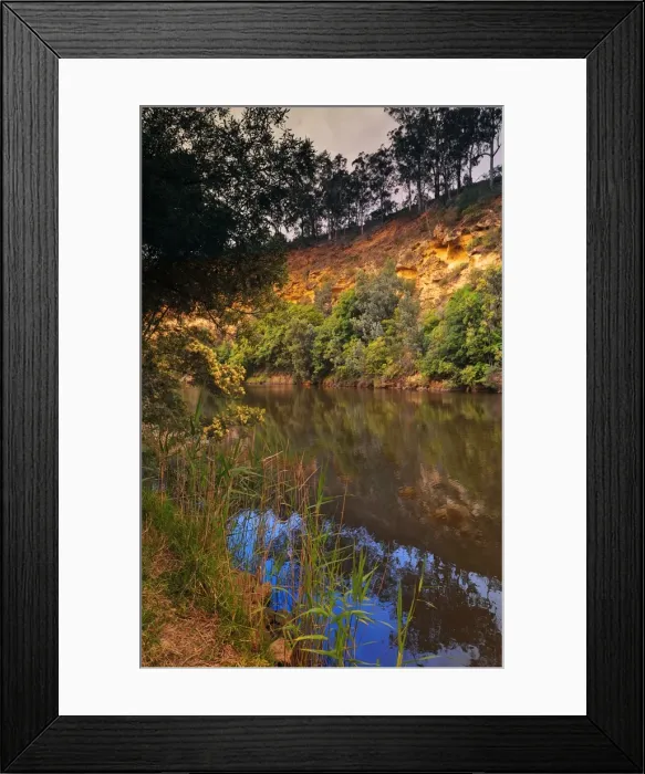 Framed Print : A view of the Tambo river, east Gippsland, Victoria, Australia