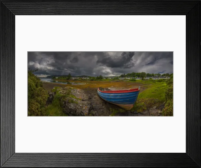 Framed Print : Plockton low tide