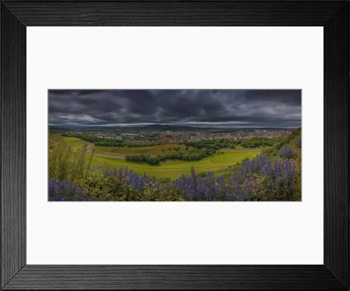 Framed Print : Panorama of Edinburgh city Framed Print : Panorama of Edinburgh city