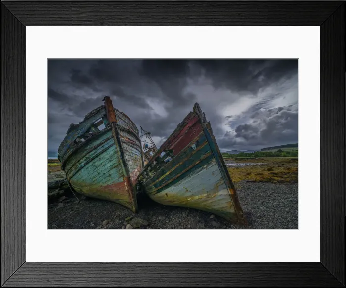 Framed Print : Derelict boats Framed Print : Derelict boats