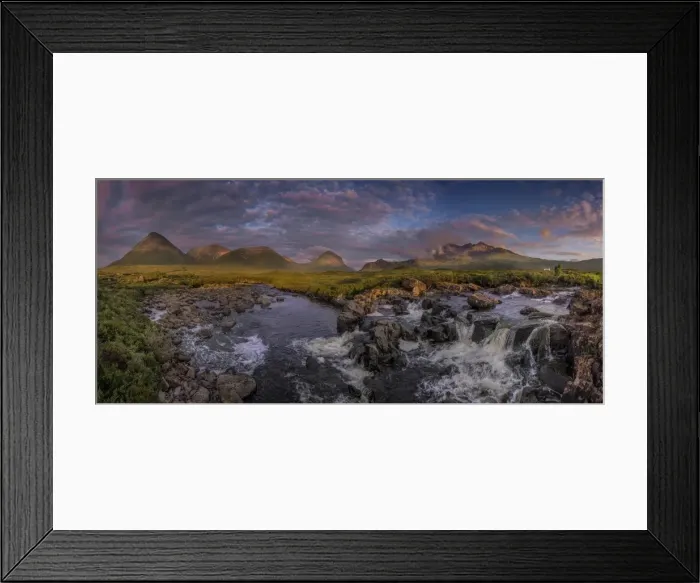 Framed Print : Cuillins dusk Framed Print : Cuillins dusk
