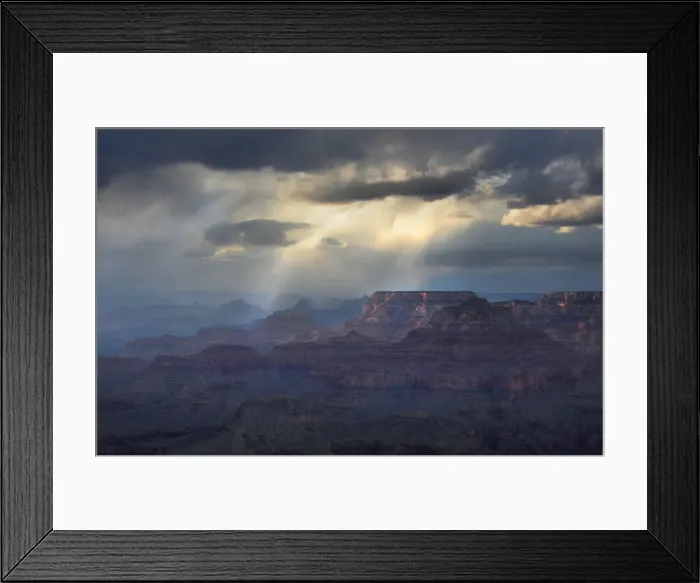 Framed Print : Storm over the Escalante wilderness, Arizona, Western united States of America