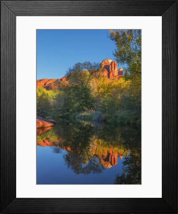Framed Print : Red Rock Crossing, Sedona, Arizona, Western united States of America