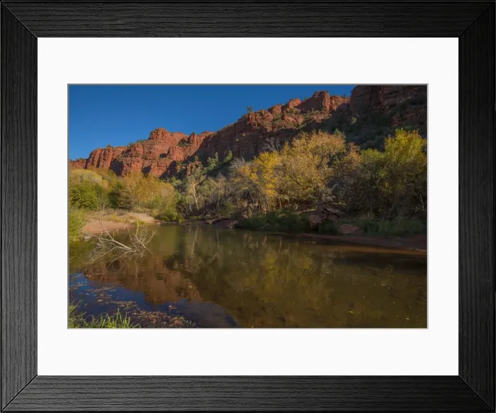 Framed Print : Red Rock Crossing, Sedona, Arizona, Western united States of America
