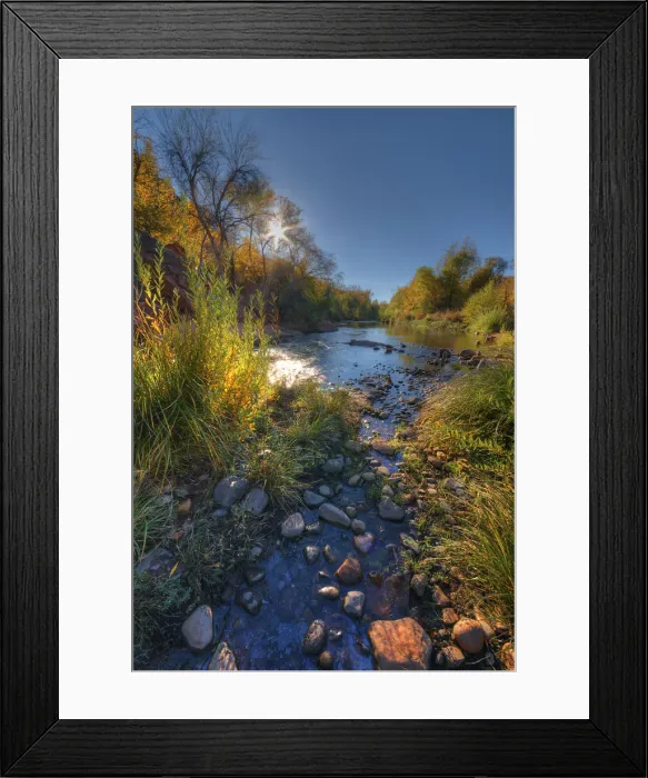 Framed Print : Red Rock Crossing, Sedona, Arizona, Western united States of America